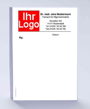Privatrezepte mit Ihrem Logo