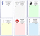 Rezeptblöcke mit Logo