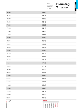 Praxis Bestellbuch 2020 Musterseite